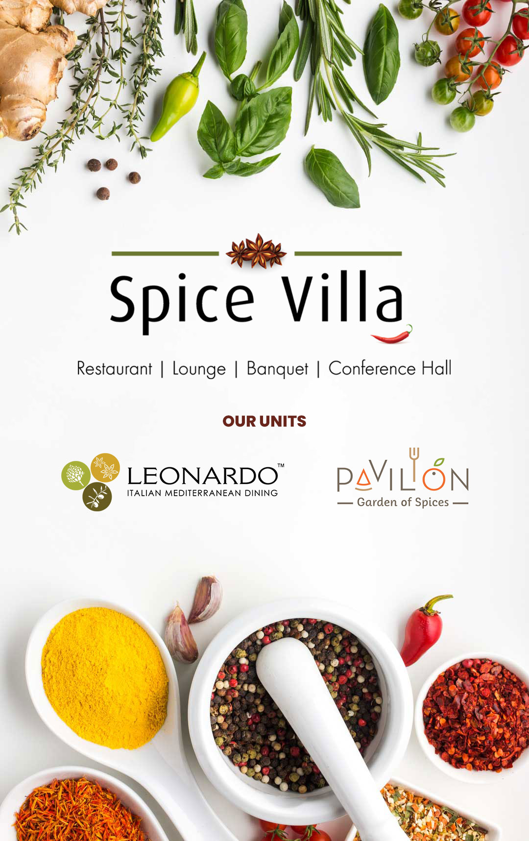 Spicevilla Digital Menu